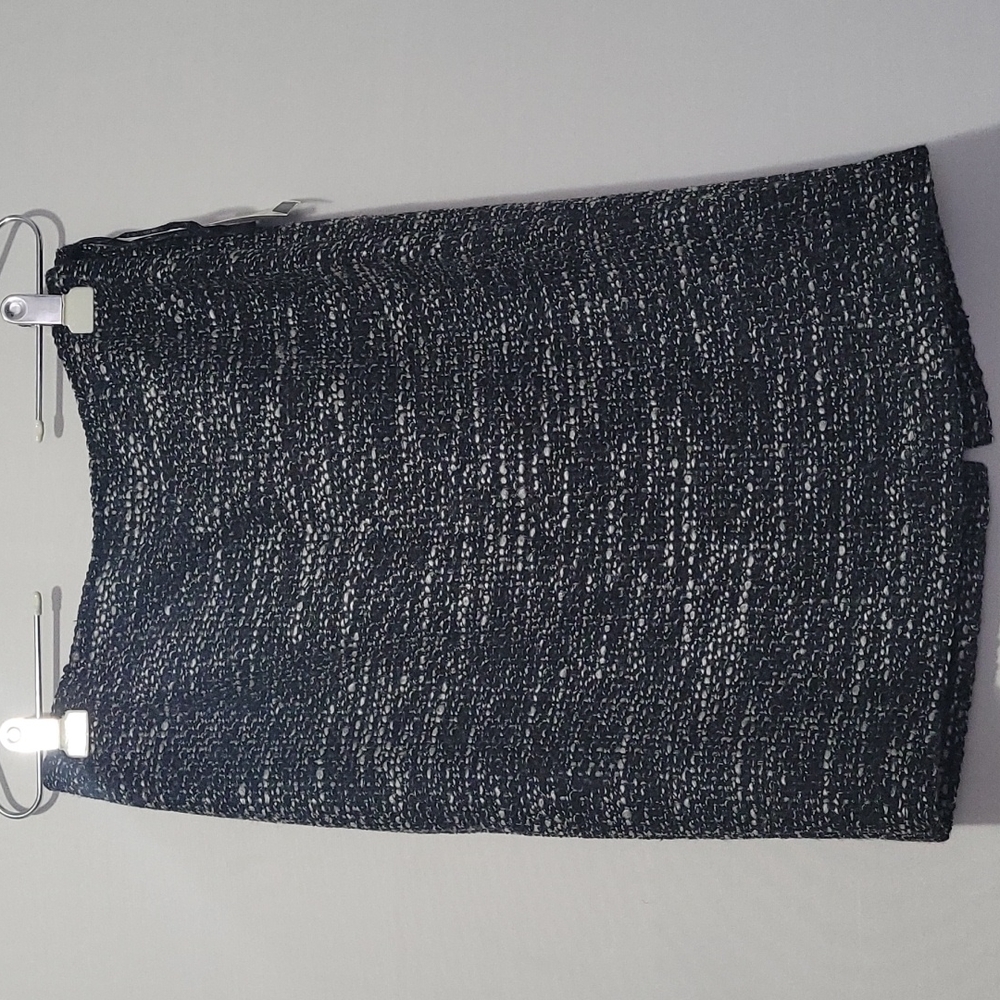 JONES NEW YORK BLACK TWEED PENCIL STRAIGHT SKIRT SIZE 4